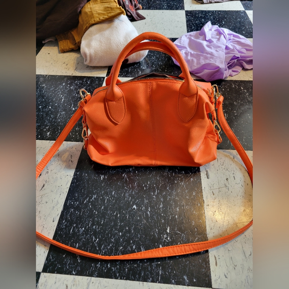 Unbranded Orange Crossbody Purse